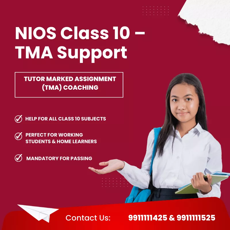 NIOS TMA Classes 10th