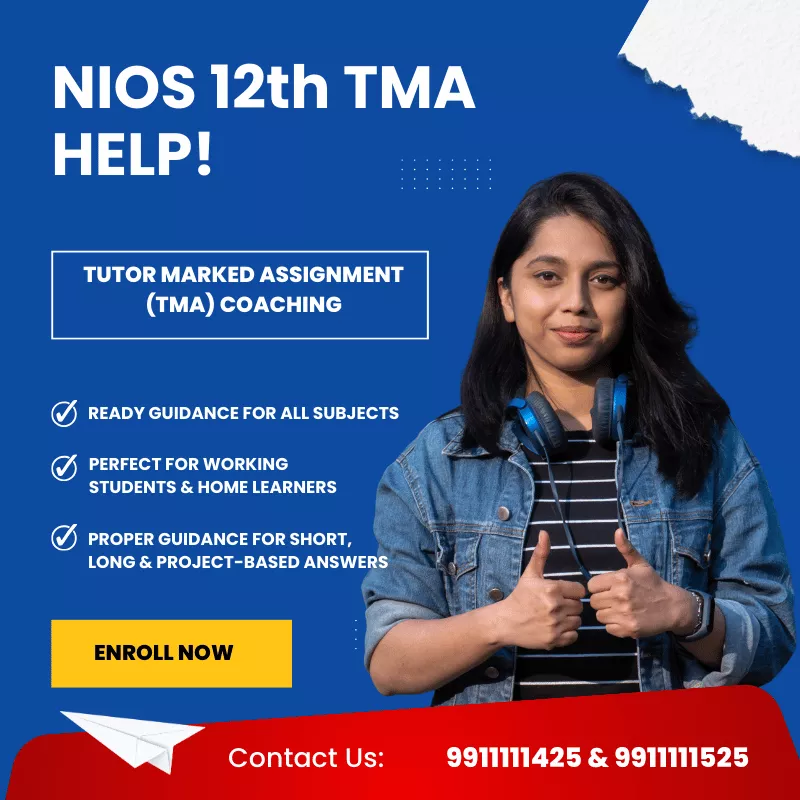 NIOS TMA Classes 12th