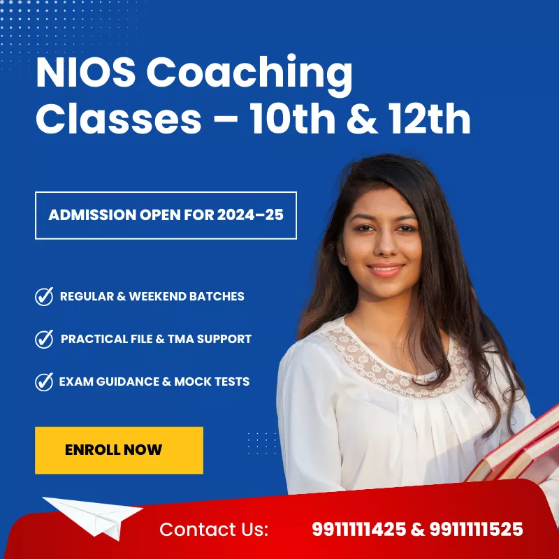 NIOS coaching classes 10th 2th