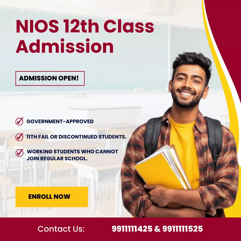 NIOS Admission Class 12th